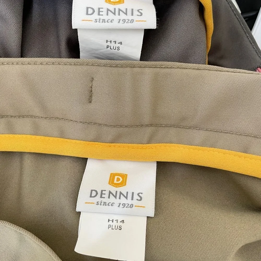 NEW WITHOUT TAGS‎ TWO DENNIS UNIFORM SKORTS